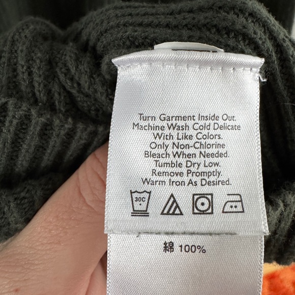 Eddie Bauer Green Men’s Knit Pullover Sweater - Picture 5 of 6